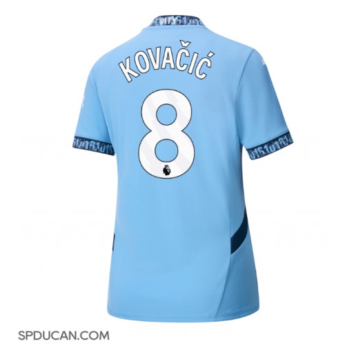 Zenski Nogometni Dres Manchester City Mateo Kovacic #8 Domaci 2024-25 Kratak Rukav